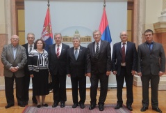 2 December 2014 The National Assembly Deputy Speaker and MPs with the First Deputy Chairman of the Russian Federation Council